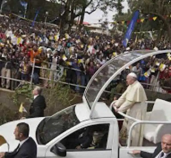 Photos: Pope Francis Honours 43 Christians Burnt Alive In Uganda For Refusing To Renounce Their Faith